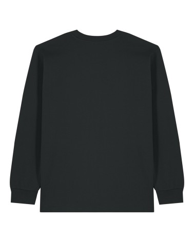 DIVER LONGSLEEVE - unisex luźny - CZARNY