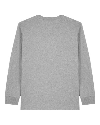 DIVER LONGSLEEVE - unisex relaxed fit - HEATHER GREY