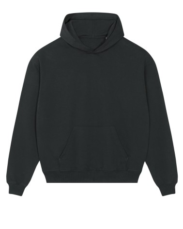 CASTER - heavy hoodie boxy unisex - BLACK