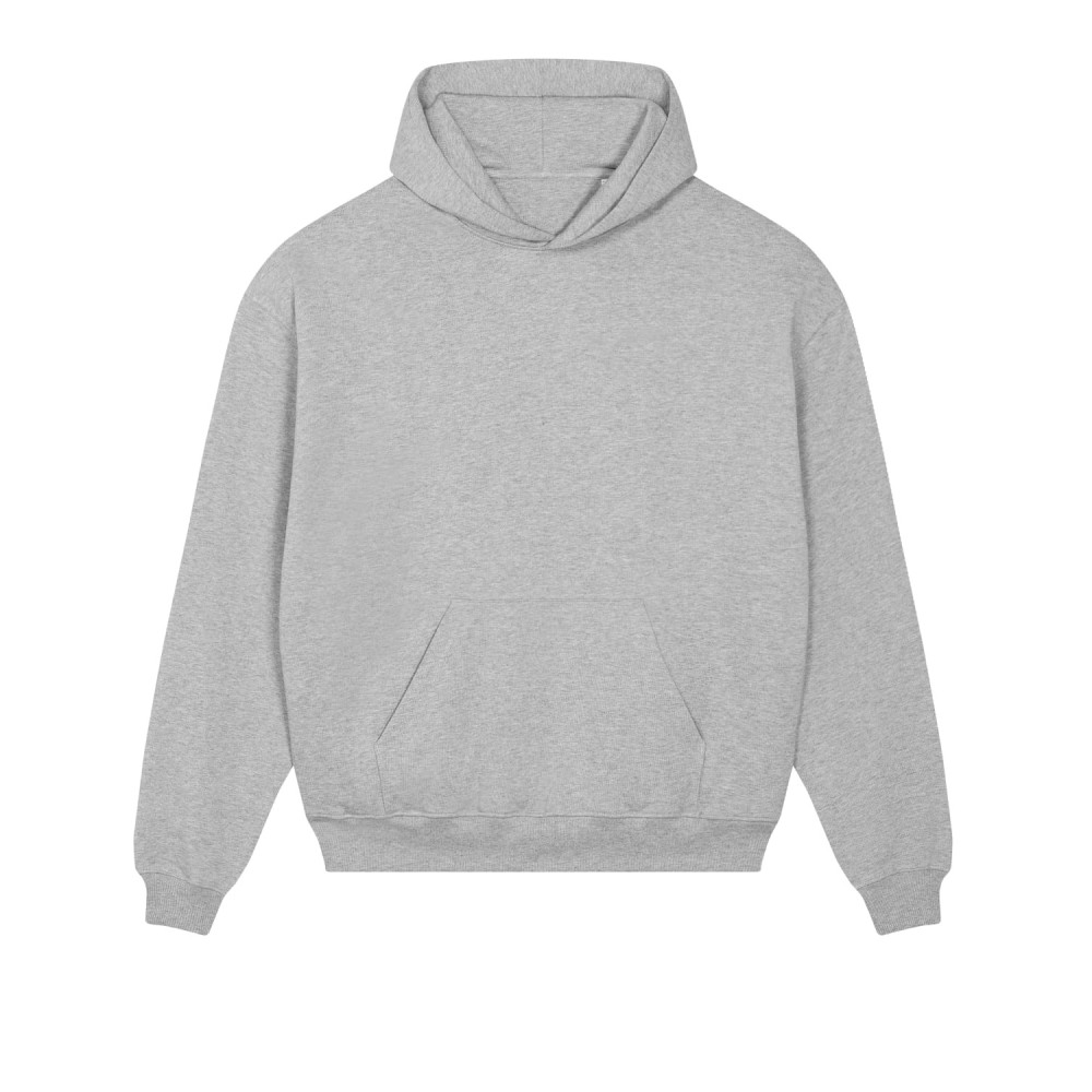 CASTER - heavy hoodie boxy unisex – HEATHER GREY