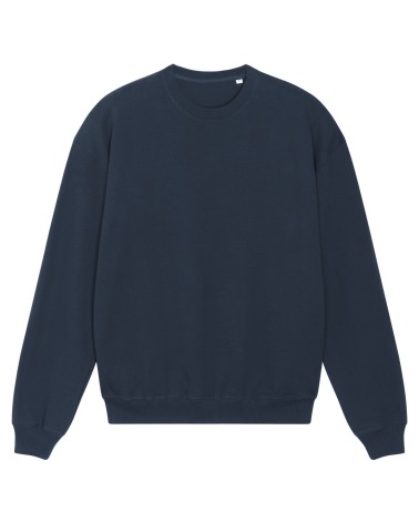 FORGER - heavy crewneck boxy unisex - FRENCH NAVY