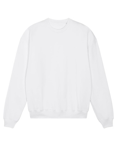 FORGER - heavy crewneck boxy unisex - WHITE