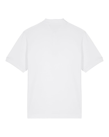 FRAMER - koszulka polo unisex medium fit - BIAŁA