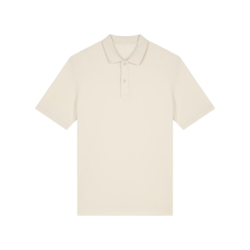 FRAMER - koszulka polo unisex medium fit - BEŻOWA