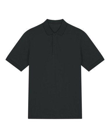 FRAMER - koszulka polo unisex medium fit - CZARNA