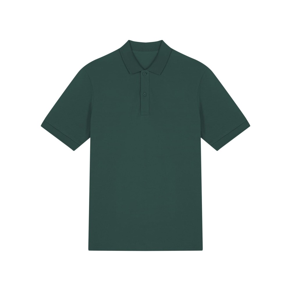 FRAMER - koszulka polo unisex medium fit - BUTELKOWA ZIELEŃ
