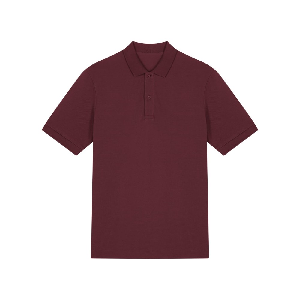 FRAMER - the unisex medium fit polo - BURGUNDY