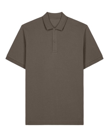 FRAMER - koszulka polo unisex medium fit - CZEKOLADOWA