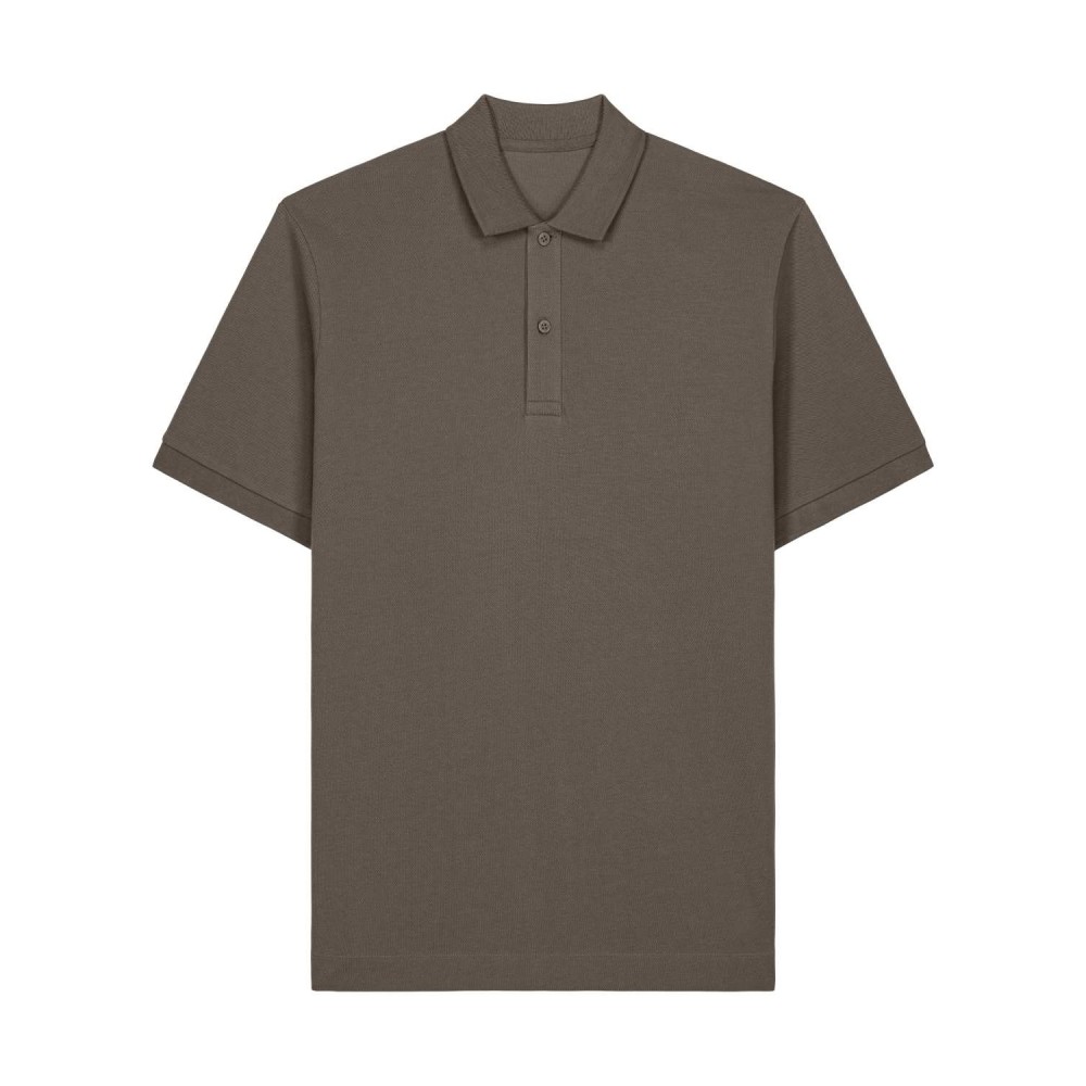 FRAMER - the unisex medium fit polo - CHOCOLATE