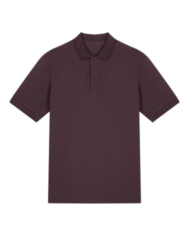 FRAMER - koszulka polo unisex medium fit - ŚLIWKOWA