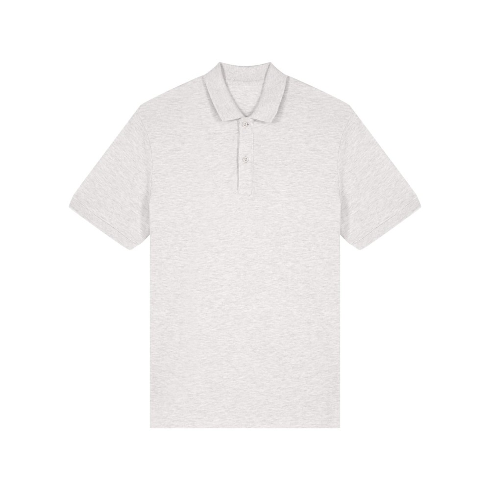 FRAMER - koszulka polo unisex medium fit - CHŁODNY SZARY MELANGE