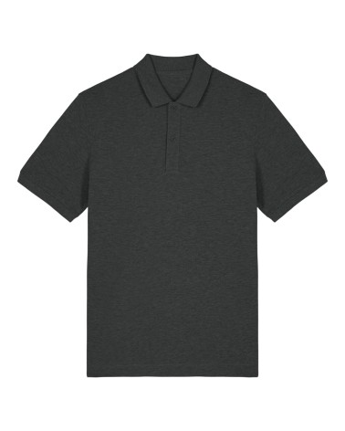 FRAMER - the unisex medium fit polo - DARK HEATHER GREY