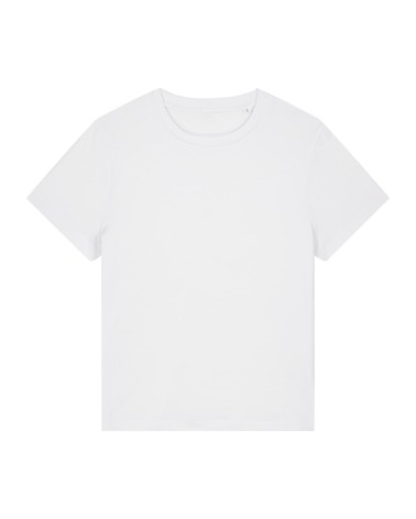 LYRA - tshirt damski medium fit - BIAŁY