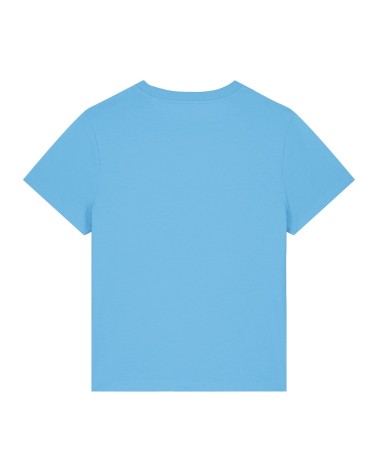 LYRA - tshirt damski medium fit - AQUA