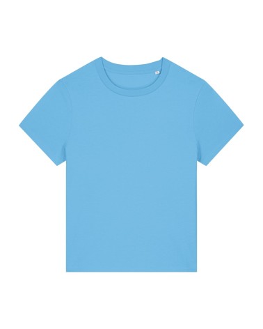 LYRA - tshirt damski medium fit - AQUA