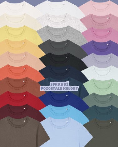 LYRA - tshirt damski medium fit - JASNY NIEBIESKI