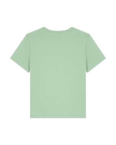 LYRA - tshirt damski medium fit - PISTACJOWY