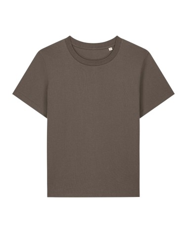 LYRA WOMAN'S TSHIRT MEDIUM FIT CHOCOLATE