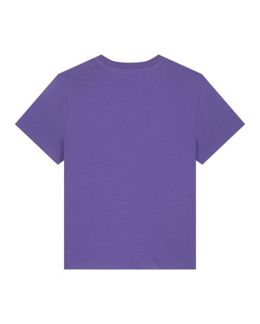 LYRA - tshirt damski medium fit - FIOLETOWY