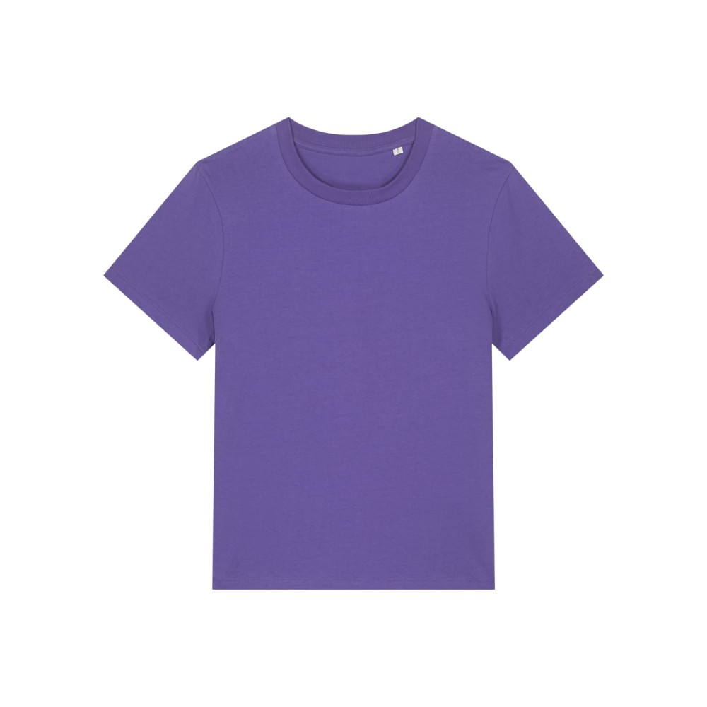 LYRA - tshirt damski medium fit - FIOLETOWY