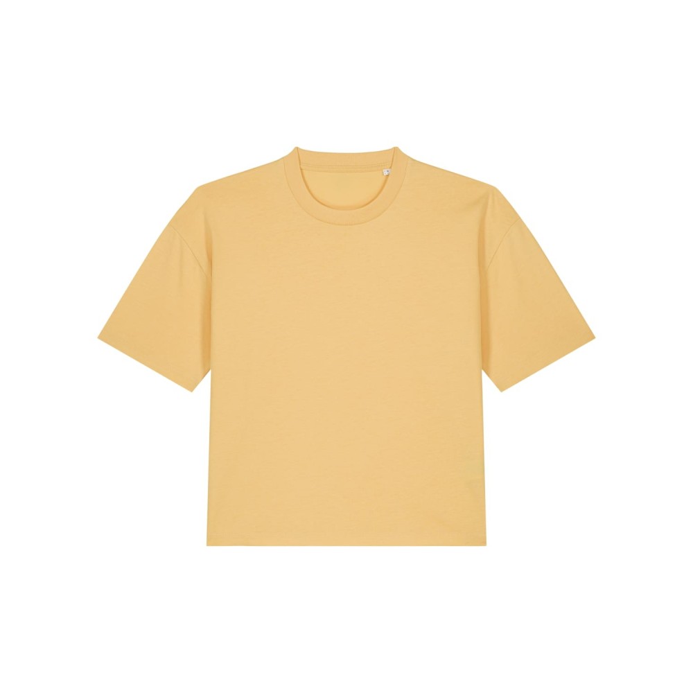 ZERA WOMAN'S TSHIRT BOXY HONEY