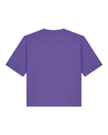 ZERA WOMAN'S TSHIRT BOXY PURPLE