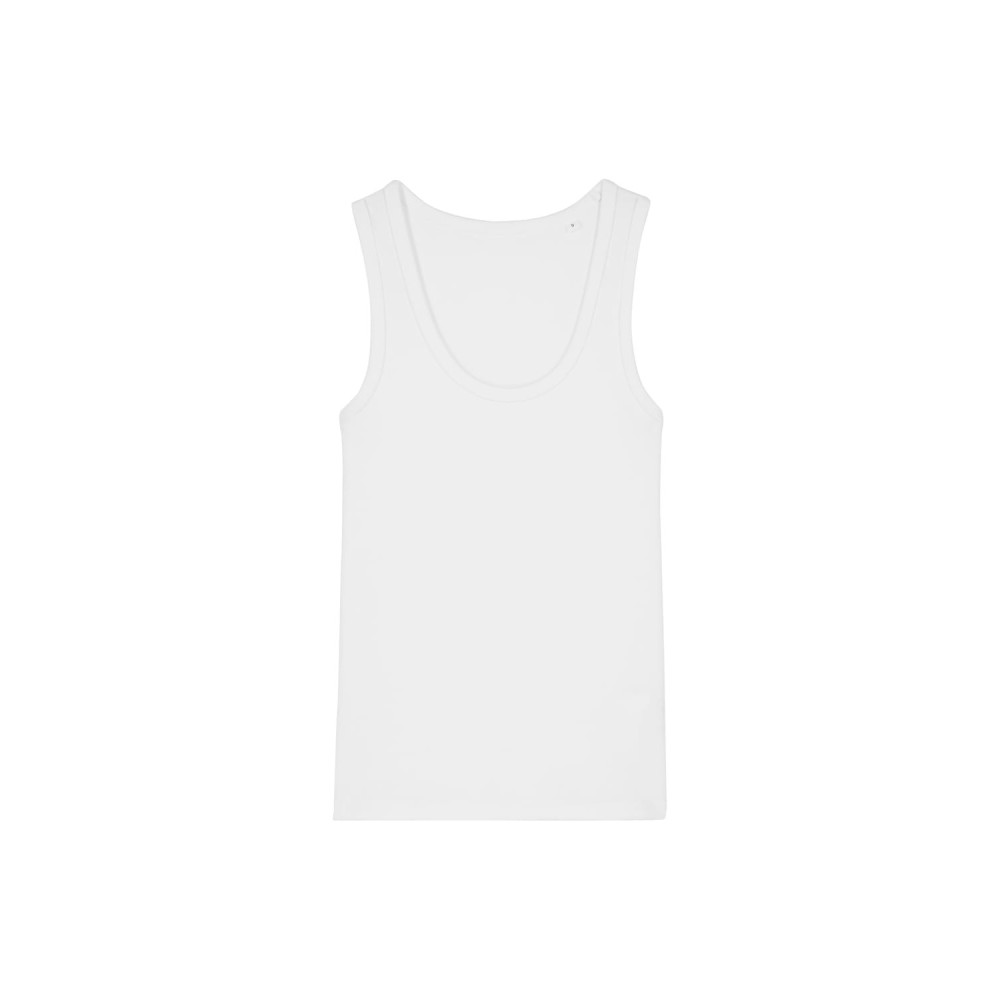 TARA WOMAN'S FITTED TANK TOP WHITE