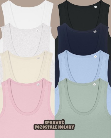 TARA WOMAN'S FITTED TANK TOP COTTON PINK