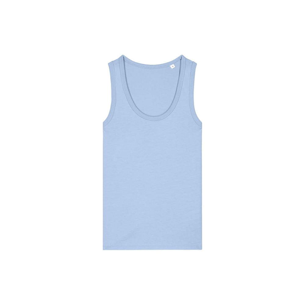 TARA WOMAN'S FITTED TANK TOP BLUE SOUL