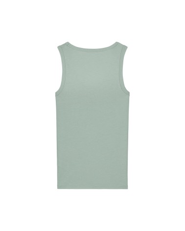 TARA WOMAN'S FITTED TANK TOP ALOE