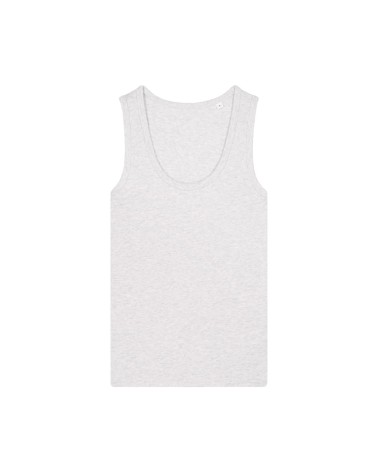 TARA WOMAN'S FITTED TANK TOP COOL HEATHER GREY