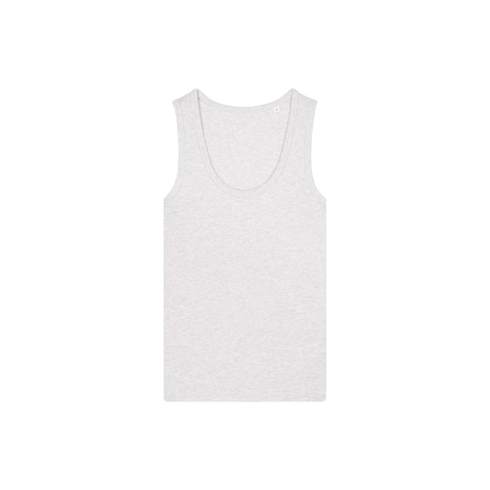 TARA WOMAN'S FITTED TANK TOP COOL HEATHER GREY