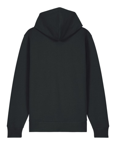 ZIPPER - unisex zip-thru hoodie - BLACK