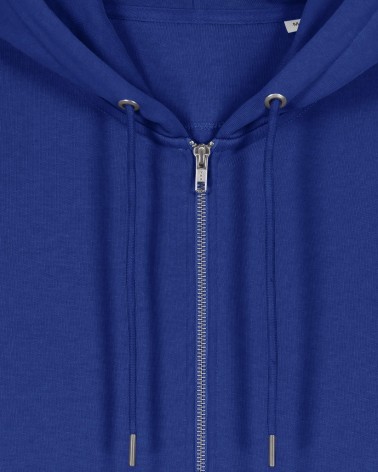 ZIPPER - unisex zip-thru hoodie - WORKER BLUE