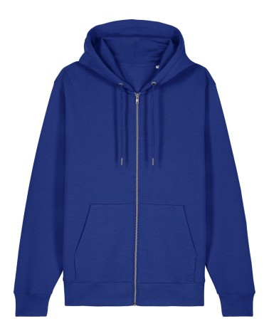 ZIPPER - unisex zip-thru hoodie - WORKER BLUE