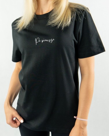 TSHIRT CZARNY BASIC UNISEX PATRIOCI PO PIERWSZE