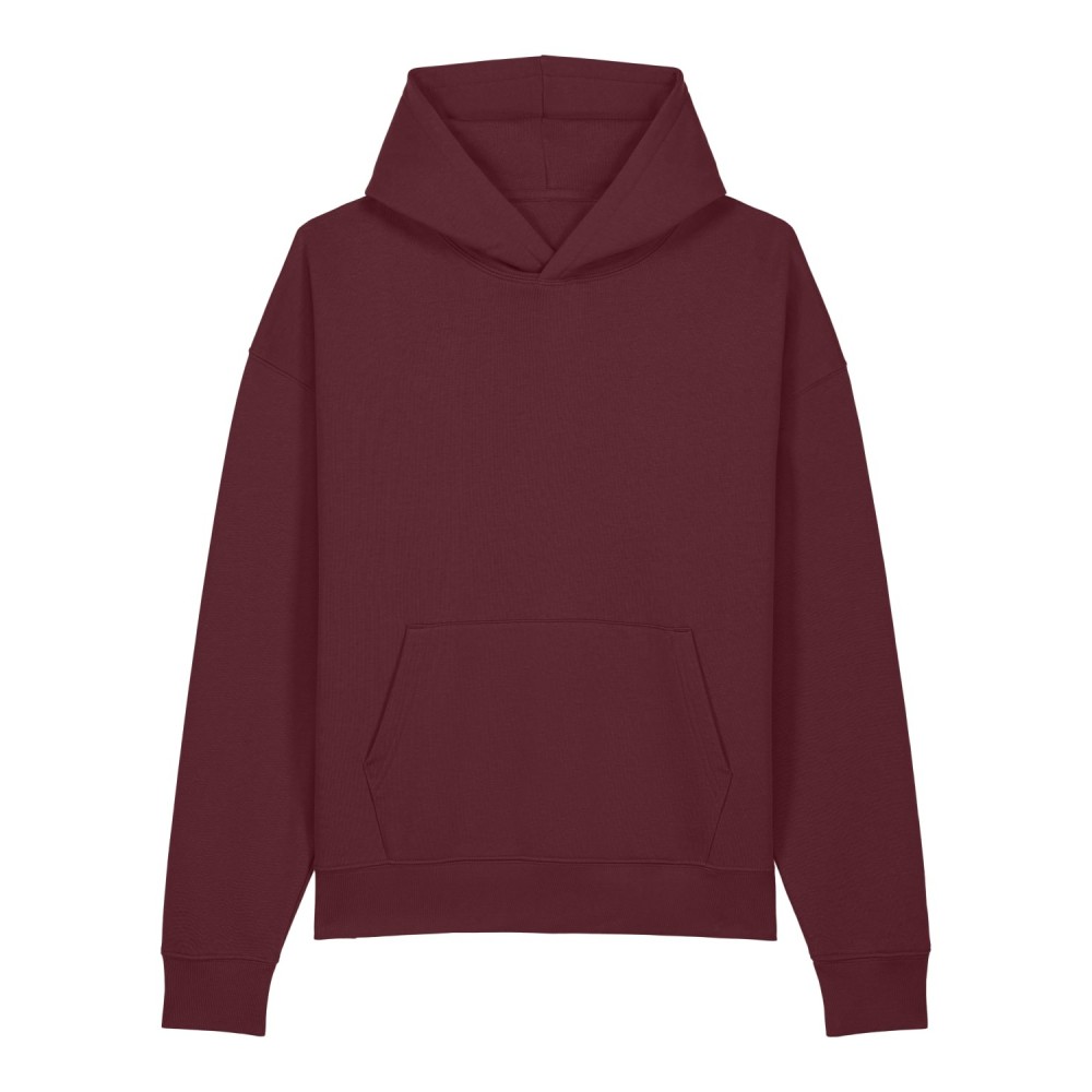 CHILLER - RELAXED HOODIE UNISEX - BURGUNDY