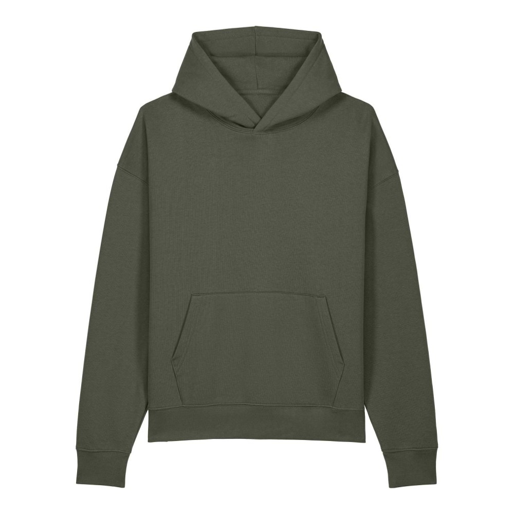 CHILLER - luźna bluza z kapturem unisex - KHAKI