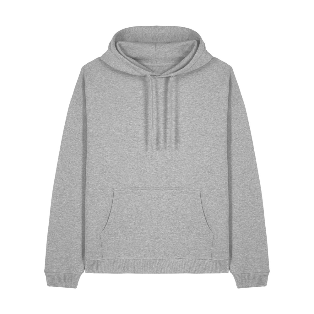 VASTER - oversized hoodie unisex - HEATHER GREY