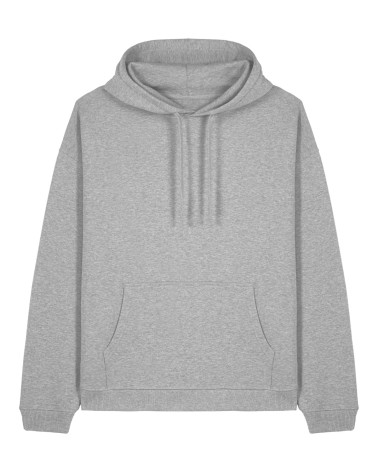 VASTER - oversized hoodie unisex - HEATHER GREY