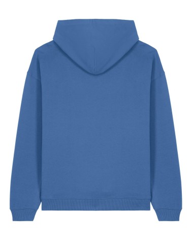 VASTER - oversized bluza z kapturem unisex - NIEBIESKA