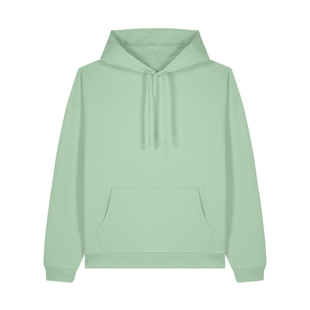VASTER - oversized bluza z kapturem unisex - PISTACJOWA