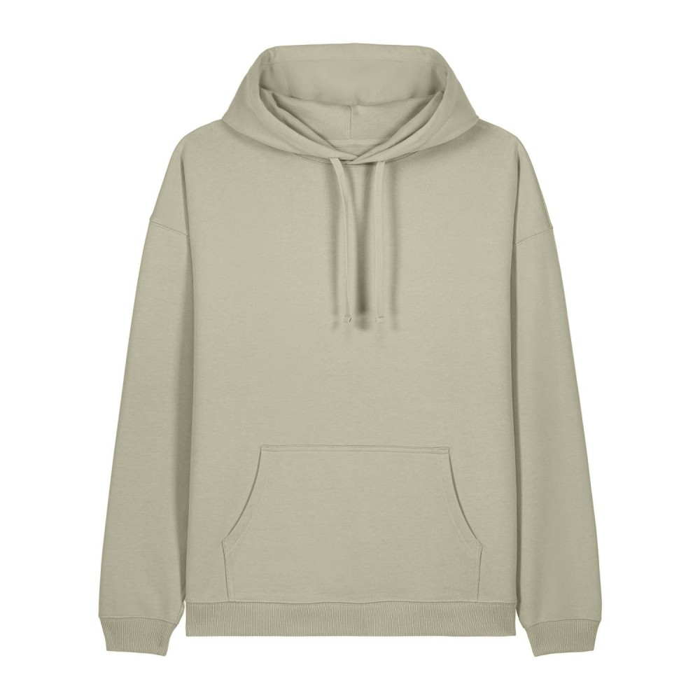 VASTER - oversized bluza z kapturem unisex - ZIMNY BEŻ