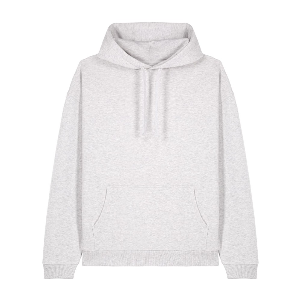 VASTER - oversized hoodie unisex - COOL HEATHER GREY