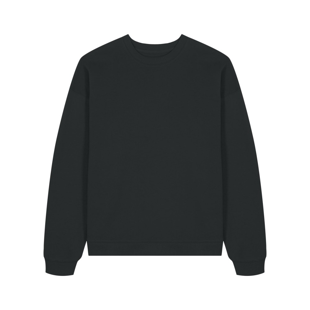 TENDER - gruba bluza oversized unisex - CZARNA