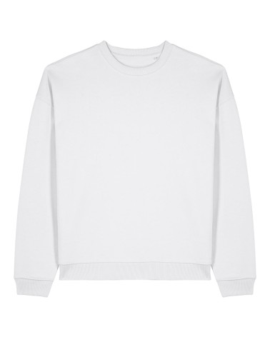 TENDER - gruba bluza oversized unisex - BIAŁA