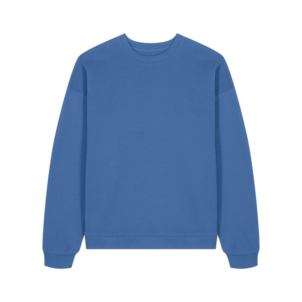 TENDER - gruba bluza oversized unisex - NIEBIESKA