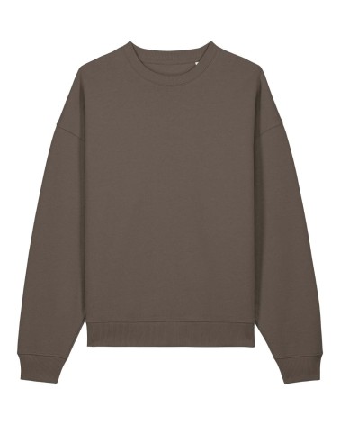 TENDER - gruba bluza oversized unisex - CZEKOLADOWA