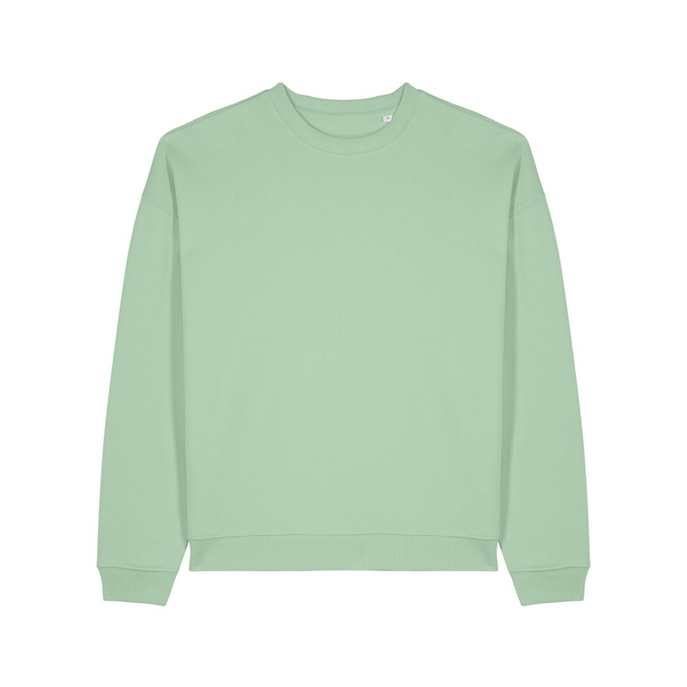 TENDER - gruba bluza oversized unisex - PISTACJOWA