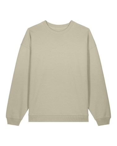 TENDER - gruba bluza oversized unisex - ZIMNY BEŻ